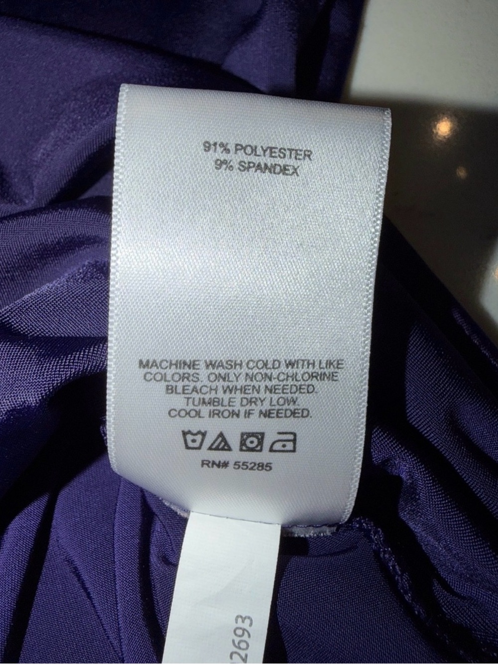 Express Body Contour V-Neck Long Sleeve Bodysuit Purple and Olive Green Size XS - Picture 5 of 8